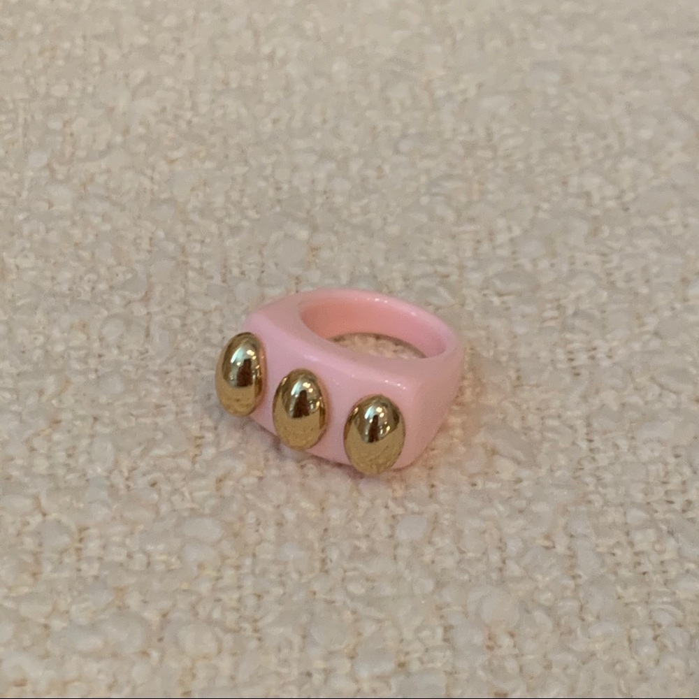 LA MANSO PINK KNUCKLE DUSTER RING!